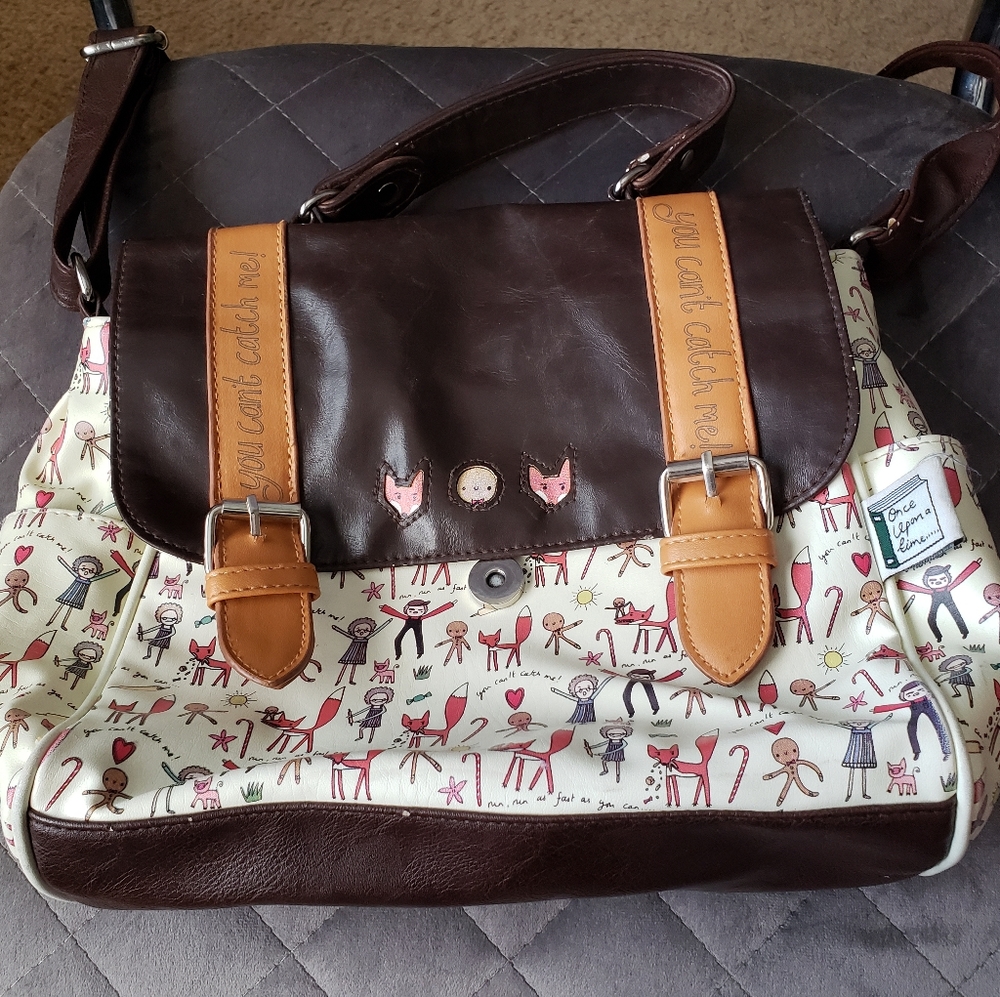 Gingerbread man satchel and wallet